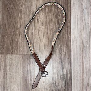 Target Multicolor Braided Leather Belt